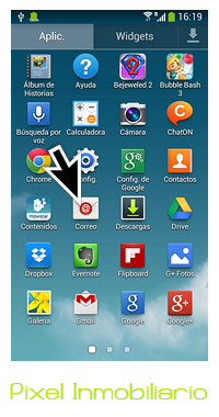 configurar mi cuenta de correo en Android