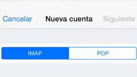 configurar mi cuenta de correo en Iphone
